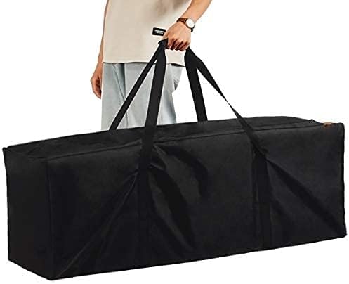 INFANZIA Duffel Travel Sports Equipment Bag, Long Luggage Bag with Upgrade Zipper Water Resistant, Extra Large Foldable Storage Bag for Camping, Tent, Tripod, Fishing(47x15x17 inch,2PCS)