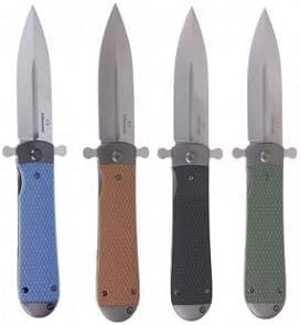 Firebird Knife GANZO Firebird Adimanti Samson-BR Pocket Folding Knife G10 Handle with Clip D2 Steel Blade Hunting Fishing Camping Outdoor EDC Knife (Brown)