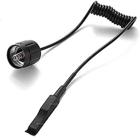 Tactical Flashlight Super Bright,150000 Lumens 1 Mode Light with Rail Mount Quick Release & Remote Pressure Switch LED Flashlights Torch for Outdoor Camping Hunting