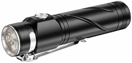 RovyVon S3 Pro 1500 High lumens EDC Flashlight Rechargeable - High CRI 95+ Flashlight Super Bright, 5000mAh Powerful Magnetic Flashlight for Work Camping Outdoor, IPX8 (Black)