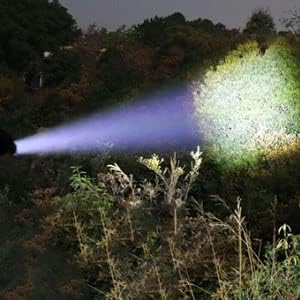 Rechargeable Flashlights High Lumens,180000 Lumens Handheld flashlights 5 Modes Zoomable Tactical Flashlight Function Waterproof Flashlights for Hiking Camping Emergency
