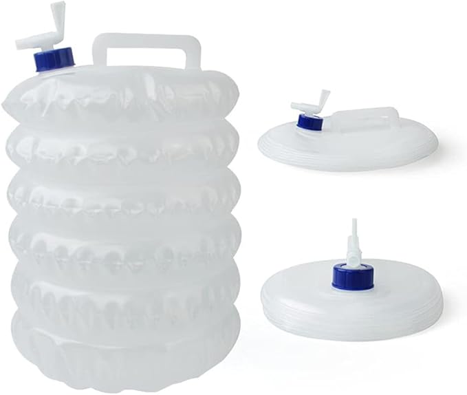 15 L Portable PVC Water Bag Camping Water Storage Tank for Hiking Hydration Storage Collapsible