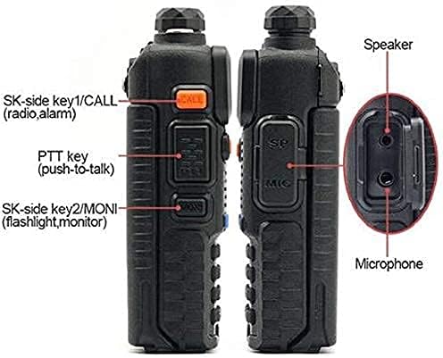 6 Pack Nicama Baofeng UV-5R Dual Band Two Way Radio, 144-148/420-450Mhz Walkie Talkie with 1800mAh Li-ion Battery