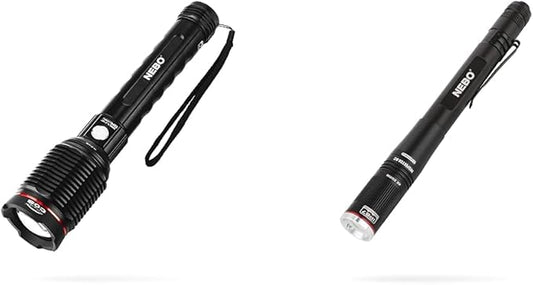 NEBO Redline 6K 6000-Lumen Rechargeable LED Flashlight Rechargeable Pen Light Flashlight 360-Lumens Inspector