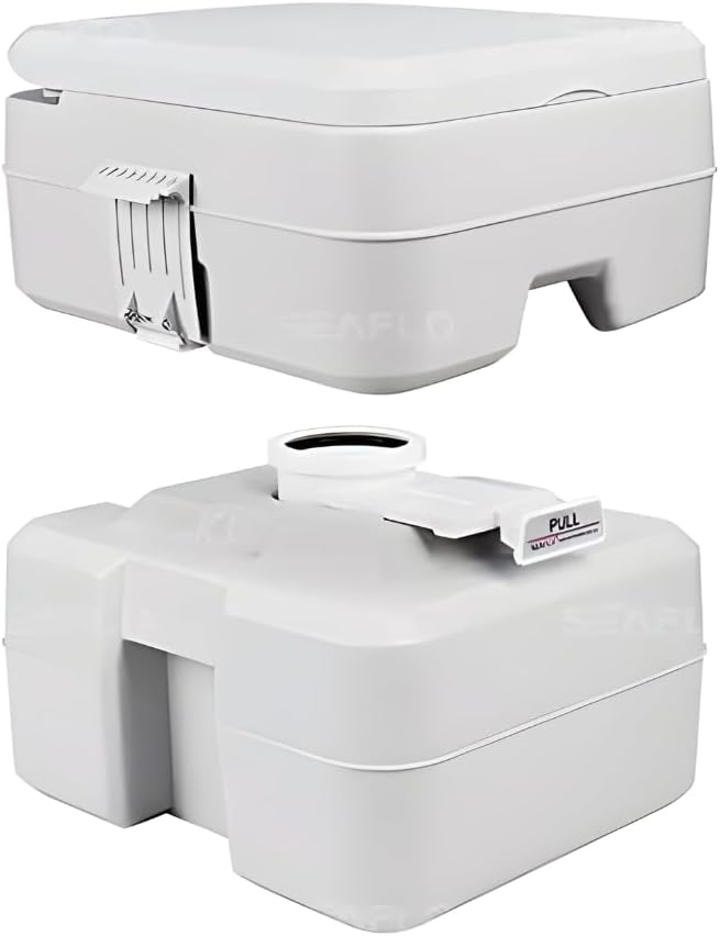 SEAFLO Portable Toilet for Marine, RV, Camping and Boat (5.3 Gallon)