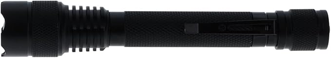 Scipio Tactical Flashlight S3201C 5.3-inch Aluminum 120 Lumens Camping EDC Torch - Black