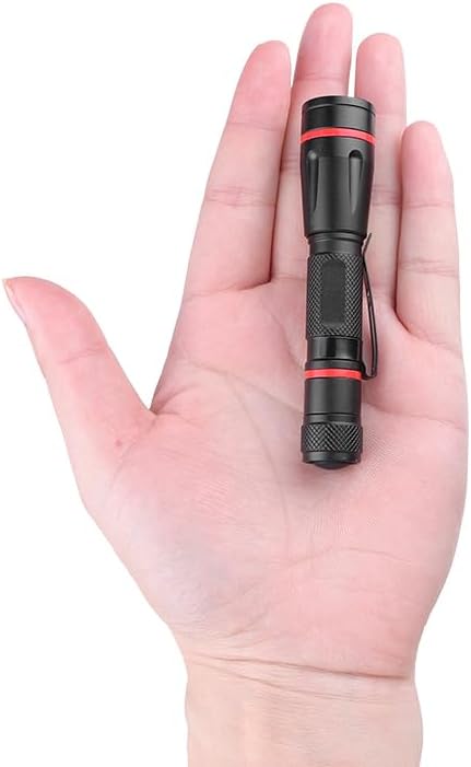 LED Flashlights High Lumens, 2 Pack Small Compact Mini Flashlight, Zoomable, Waterproof, LED Pocket Pen Light for Home, Outdoor, Emergency, Camping
