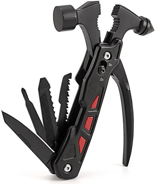 KA-69 Multi Tool Hammer 14-in-1 Multi-Functional Hammer, Survival Portable Multitool with Hammer, Camping Accessories Survival Gear, Anniversary Unique Gifts for Father,Boyfriend,Husband