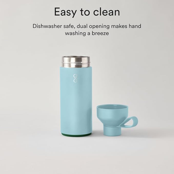 Ocean Bottle - Recycled Stainless Steel Drinks Reusable Water Bottle - Eco-Friendly & Reusable - Sky Blue - 34 oz