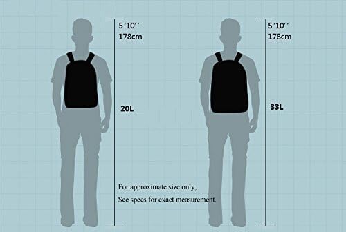 Outlander Packable Handy Lightweight Travel Hiking Backpack Daypack-Light Blue-L
