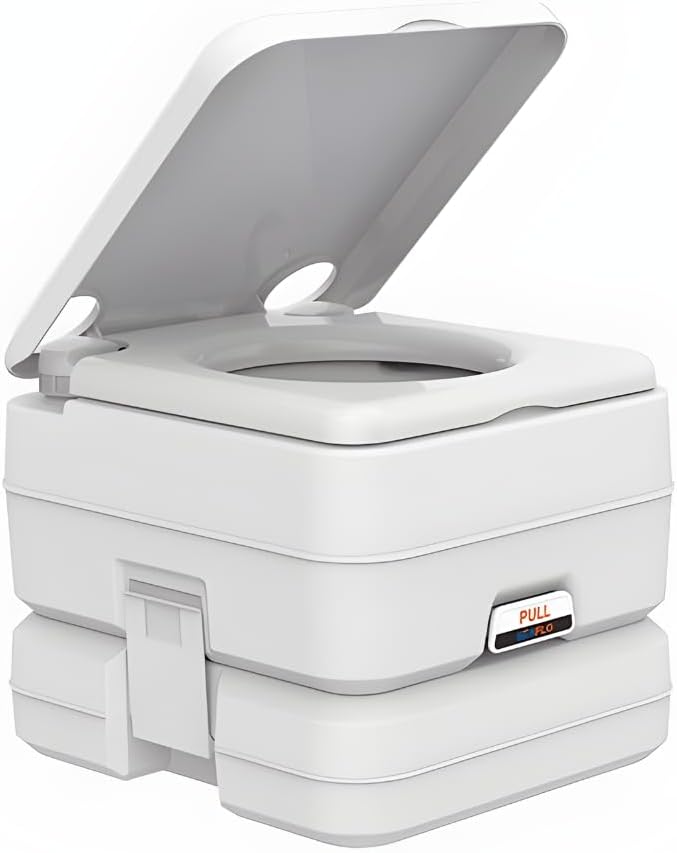 SEAFLO Portable Toilet for Marine, RV, Camping and Boat (2.6 Gallon)