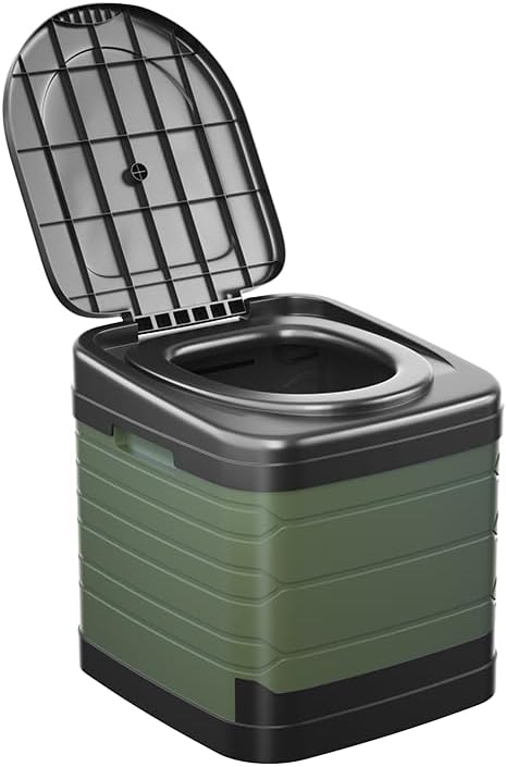 Updated XXXL Portable Toilet for Camping, Extra Large Camping Toilets Portable Potty for Adults Porta Potty Camp Toilet Portable Bathroom for Boat/Hiking/Long Trips/Caravans