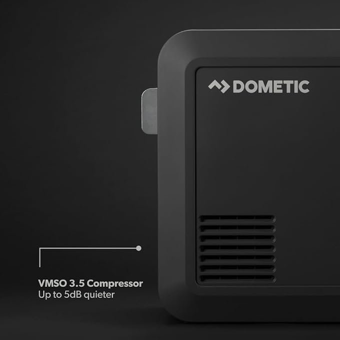 Dometic Portable Refrigerator and Freezer with ICE Maker, Powered by AC/DC or Solar