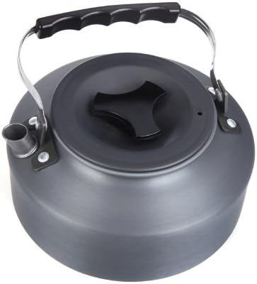Doorslay Outdoor Camping Kettle, Aluminum Alloy Tea Kettle with Carrying Bag, Compact Lightweight Coffee Pot, 0.8L/1.1L/1.2L/1.6L Optional