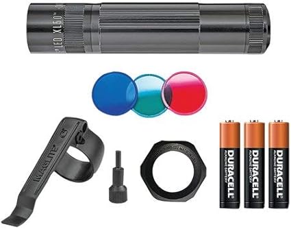 Maglite XL50 LED 3-Cell AAA Flashlight Tactical Pack, Black