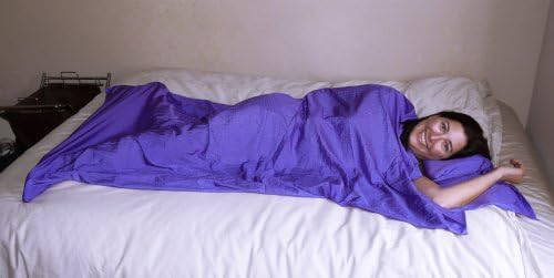 Hammock Bliss Sleep Sack - Travel and Camping Sleeping Sheet - Sleeping Bag Liner and Travel Pillow - Dream in Bliss