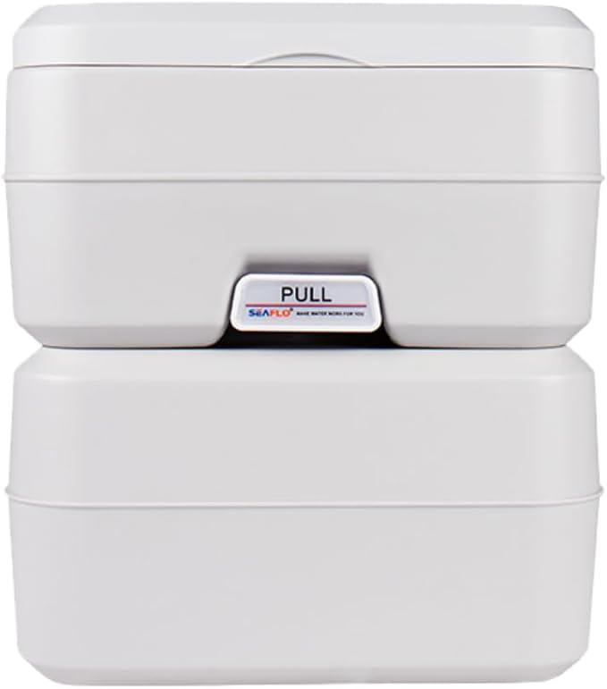 SEAFLO Portable Toilet for Marine, RV, Camping and Boat (5.3 Gallon)