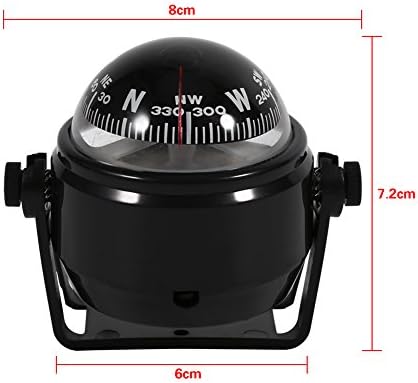 Keenso Waterproof Sea Marine Bracket Mount Voyager Hiking and Camping Fits Boat Caravan Truck