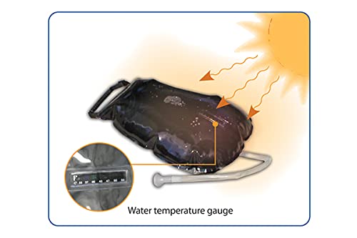 Advanced Elements (SS761) Summer Solar Shower - 3 Gallon , Silver/Black