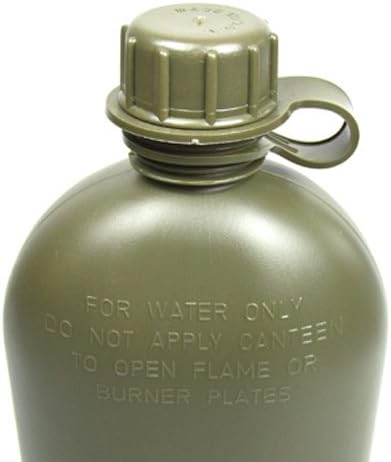 Rothco Genuine G.I. 3 Piece 1 Quart Plastic Canteen (Olive Drab)