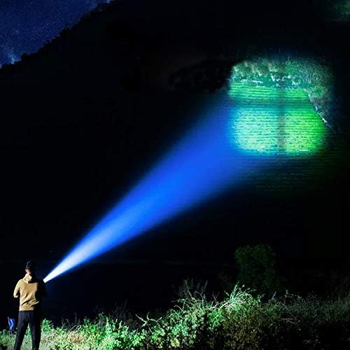 1200000 Lumens High Power Flashlight USB Rechargeable XHP70 Ultra Bright Tactical LED Flashlights,Waterproof Zoomable Heavy Duty Torch Light with 3 Modes for Camping Hiking Emergency