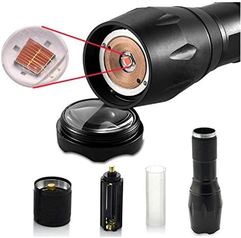 One Mode Red Light Flashlight, 1 Mode Red LED Flashlight Red Flashlight, Red LED Red Light for Astronomy, Aviation, Night Observation