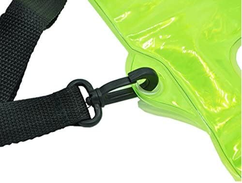 Lsgoodcare Portable Two Way Radio Waterproof Rainproof Bag Case Pouch Compatible with Motorola Kenwood Midland UV-3R UV-5R PX-888 Walkie Talkie Radio,5 Inch x 13.8 Inch, Green