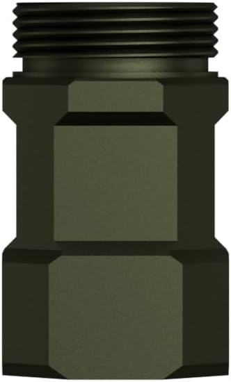 WUBEN Army Green Mini Flashlight Battery Extension Tube(Model: E7), for Outdoor/Indoor Activities Camping, Hiking, Fishing, Walking, etc.