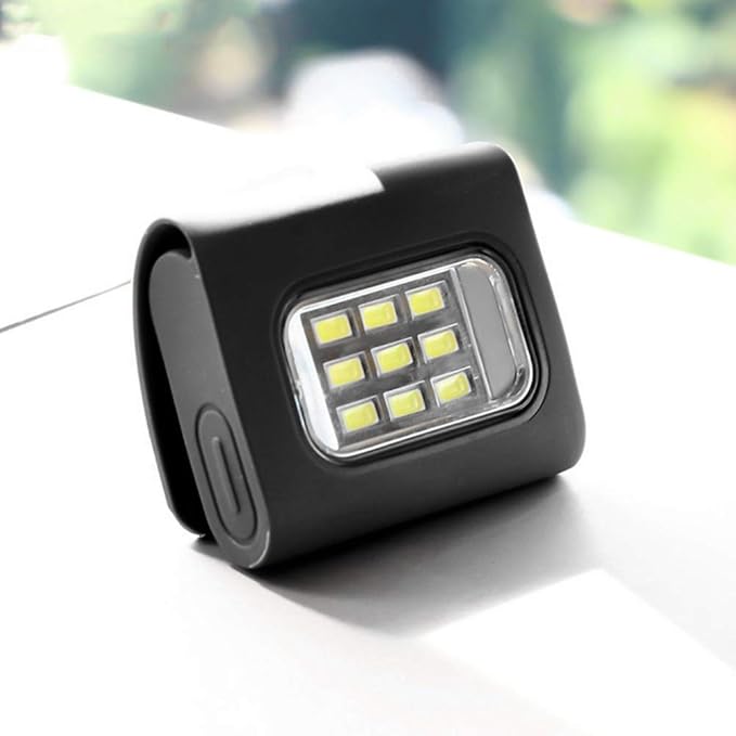 Running Light, Portable COB Night Light USB Rechargeable Safety Light with 4 Modes for Runners, Camping, Hiking