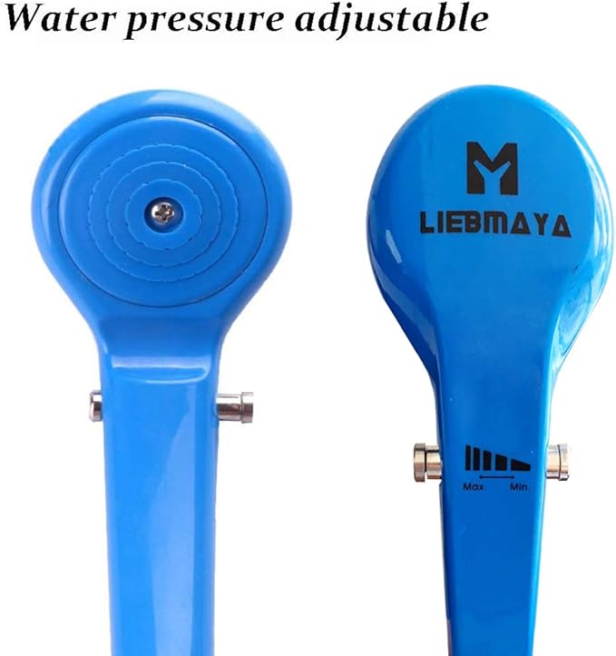 12V car cigarette lighter Portable shower electrical pump for Outdoor Camping Car washing dog cleaning blue