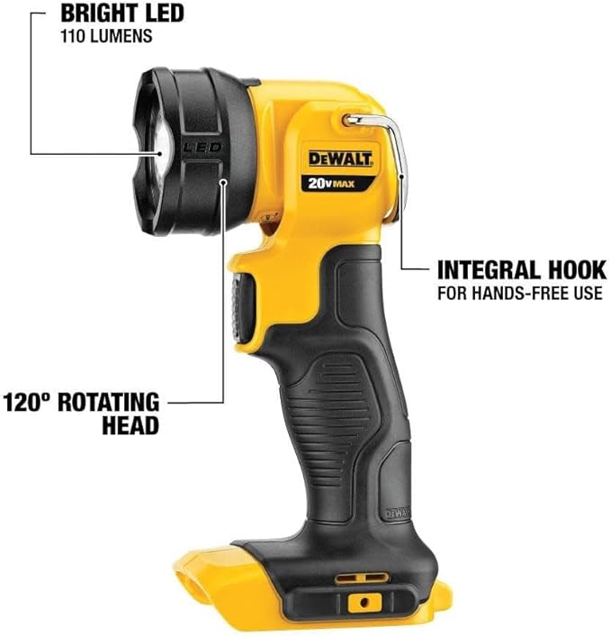 DEWALT 20V MAX* LED Work Light/Flashlight (DCL040)