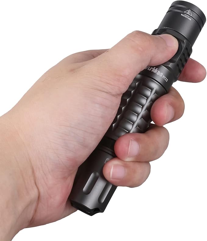 Wurkkos Tactical Flashlight, 2000 Lumen Super Bright Flashlight, Rechargeable Flashlight 345m Long Range, Dual Switch, IPX8 Waterproof EDC Flashlight for Emergencies, Camping, Hiking