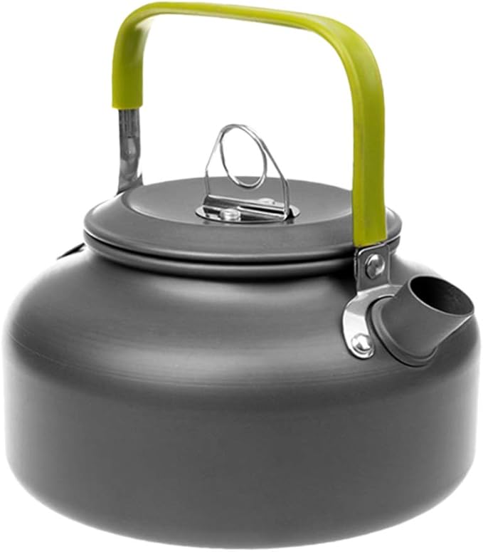 Doorslay Outdoor Camping Kettle, Aluminum Alloy Tea Kettle with Carrying Bag, Compact Lightweight Coffee Pot, 0.8L/1.1L/1.2L/1.6L Optional