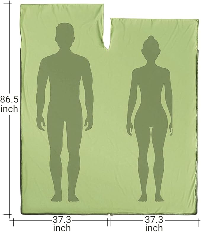 Sleeping Bag Liner,Travel Sheets & Adult Sleep Sack for Backpacking,Hotels & Hostels,Lightweight Single Camping Sleeping Bag Liners for Travel