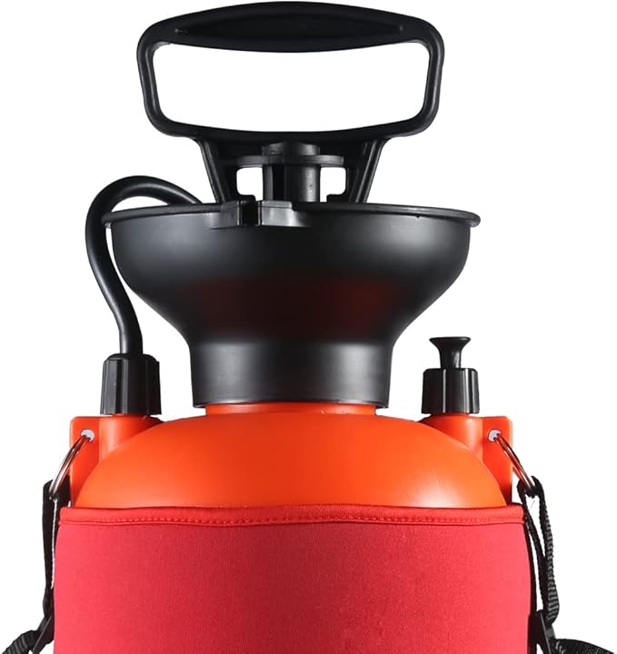 CLICIC Pressure Sprayer with 7 Spray Modes, Camping Shower with Removable Hose and Shower Head for Camping Outdoor Traveling Hiking and Pet Bath. (0.75 Gallon / 3L-Insulated)