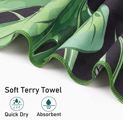 Green Palms Microfiber Sandproof Beach towel 36 x 72, Quick Dry Sand Free Thin Lightweight Compact, Extra Large Big Pool Travel Swim Towels Adult Accessories Cruise Essentials Necessities