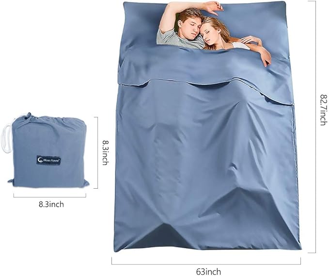 Sleeping Bag Liner Camping Travel Sheet Lightweight Hotel Sheet Compact Sleep Bag Camping Youth Hostels