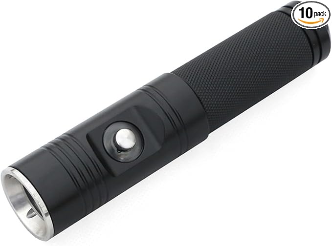 Aluminum Flashlight,Bright, Waterproof, Powerfuly, Excellent Choice for Emergency LED Flashlights for Home, Flashlight for Camping Gear、Hiking (MK-7)
