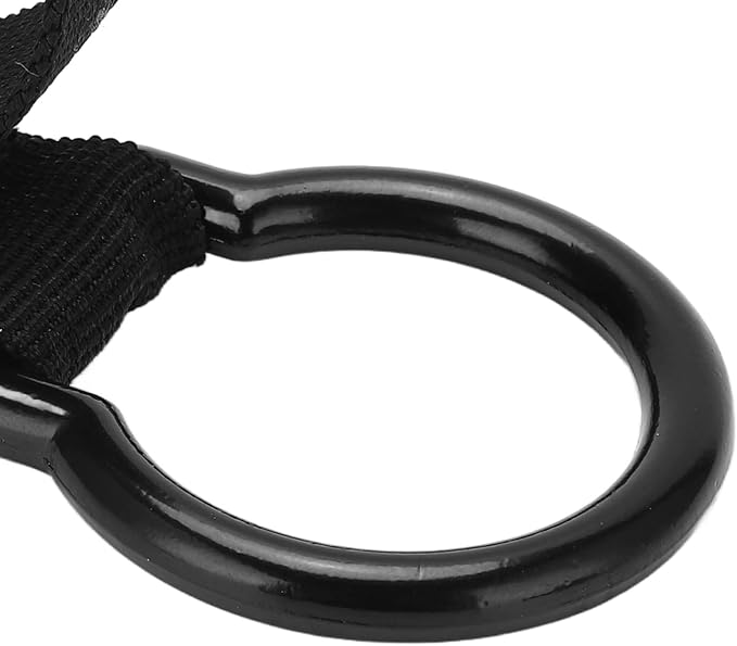 Flashlight Holder Nylon Flashlight Metal Ring Support Detachable Outdoor Torch Ring Holder Be Connected to the Vest All Molle Systems and Belts to Use for Camping