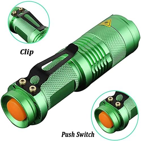 3 Modes LED Flashlight Torch Tactical Lamp Mini Q5 Light for Camping Hiking Emergency (color-5 pack)