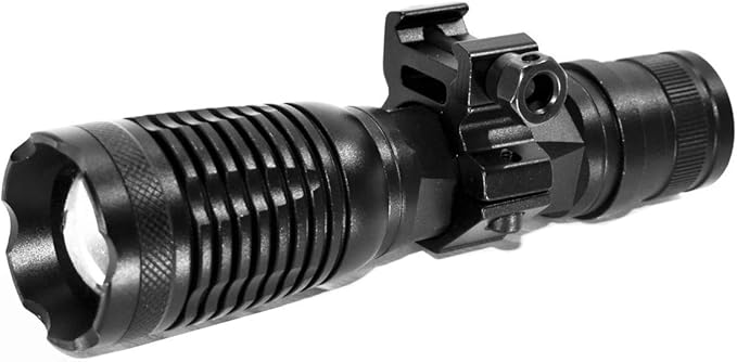 Trinity 1500 lumens led Tactical Flashlight with Mount for 20 Gauge Shotguns blk_AB