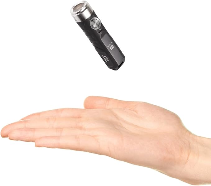 RovyVon Aurora A1 Keychain Flashlight USB C Rechargeable, Max 420 Lumen Super Bright with EDC Mini Size, 5 Mode Easy Use, Waterproof, Perfect for Camping Emergency Outdoor