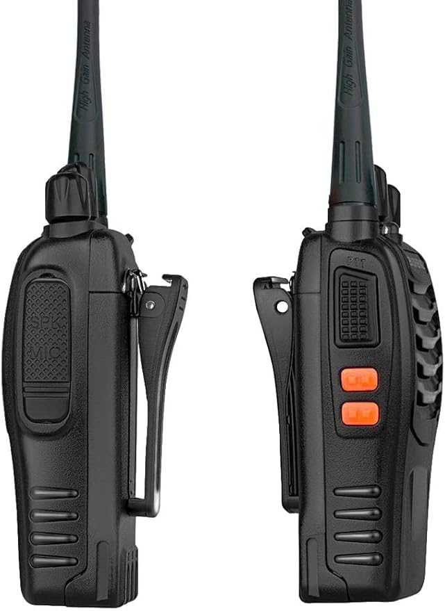 Baofeng Walkie Talkies bf-888s Two-Way Radios Long Range Rechargeable Interphone for Adults Professional Handheld UHF Communicator 6 Pack Walky Talky Set with Earpiece,Li-ion Battery and Charger