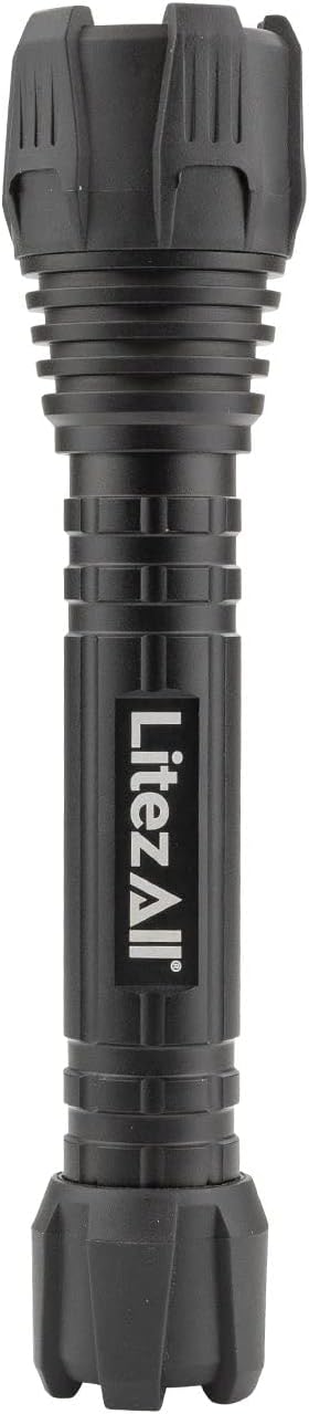 LitezAll 24921-6/12 Nearly Invincible 300 Lumen Tactical Flashlight