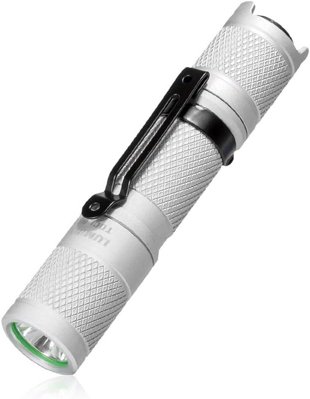 LUMINTOP LED Pocket-Sized Flashlight Tool AA2.0 IPX-8 Waterproof Flashlight 5 Modes 650 High Lumens Super Bright LED Torch for Power Failure, Camping and Hiking (White Version)