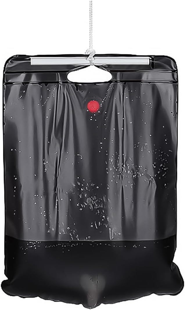 20L Foldable Solar Shower Bag Hot Water Bag Large Capacity Shower Bag Bath Bag for Outdoor Camping Travel Hiking