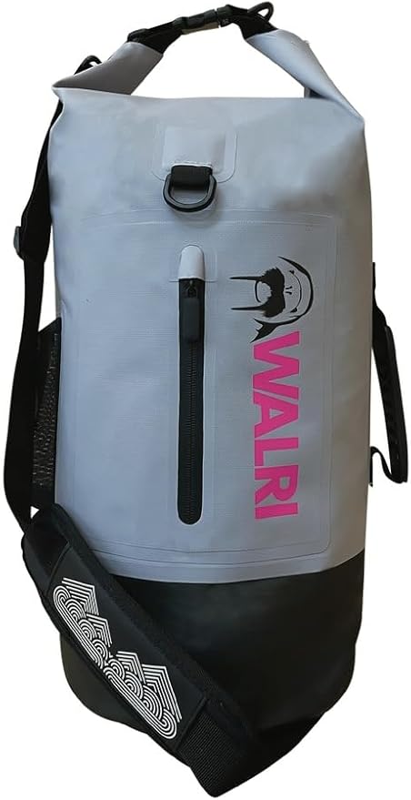 WALRI 20L Waterproof day pack for Sports, Surf, Turf and Dirt (Grey)