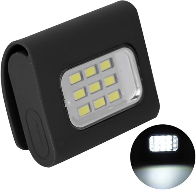 Running Light, Portable COB Night Light USB Rechargeable Safety Light with 4 Modes for Runners, Camping, Hiking