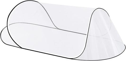 CMINGJ Large Pop Up Mosquito Tent, Portable Foldable Mosquito Net for Bed Camping Travel Patio,Mosquito Net for Adults Baby (78 * 31 * 22inch) (Black Fixed Size)