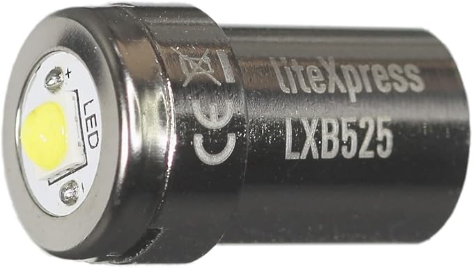 LiteXpress LXB525 2 Mode LED Upgrade Module 525 or 55 Lumen for 3-6 C/D Cell Maglite Torches